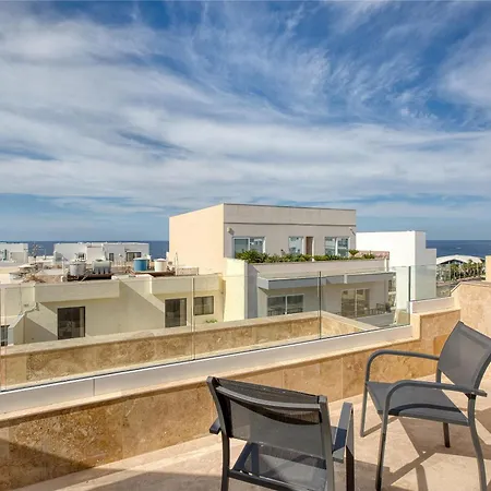 Prime Qawra With Balcony, Ac, Full Kitchen & Wifi By 360 Estates Apartment *