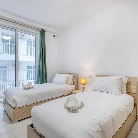 Prime Qawra With Balcony, Ac, Full Kitchen & Wifi By 360 Estates Apartment