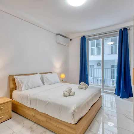 Prime Qawra With Balcony, Ac, Full Kitchen & Wifi By 360 Estates * San Pawl il-Baħar