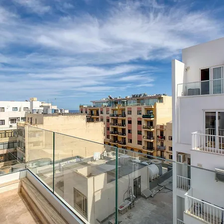 Prime Qawra With Balcony, Ac, Full Kitchen & Wifi By 360 Estates